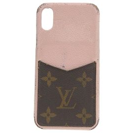 Louis Vuitton Monogram Taiga iPhone Case M68892 Pink