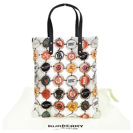 Bolsa tote de nylon Burberry multicolorida Multicor