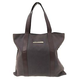 Bulgari Bvlgari Canvas Tote Bag Brown