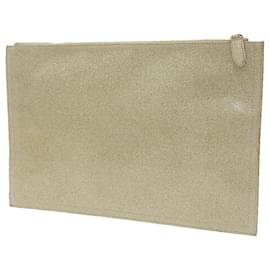 Givenchy-Givenchy Patent Leather Clutch Bag-Golden