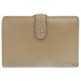 Louis Vuitton Monogram Mat Wallet M65157 Beige