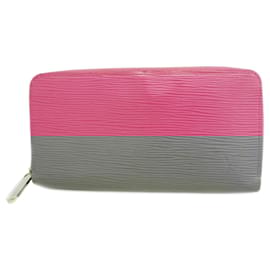 Louis Vuitton-Louis Vuitton Long Wallet Epi Zippy M69347-Pink