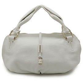 Céline Bolsa de ombro de couro Bittersweet da Celine Branco