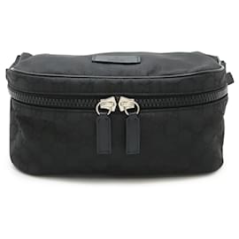 Gucci-Gucci GG Nylon Body Bag-Brown,Black