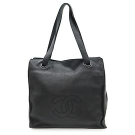 Borsa Tote Chanel Coco Mark Nero