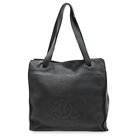 Chanel-Chanel Coco Mark Tote Bag-Black