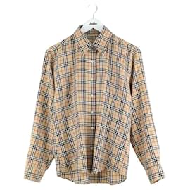 Burberry-Cotton shirt-Beige