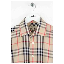 Burberry-Cotton shirt-Beige