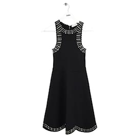 Sandro Schwarzes Kleid Schwarz