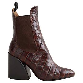 Chloé Botas burdeos Burdeos