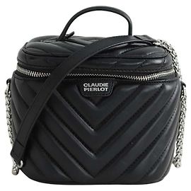 Claudie Pierlot Bolsa de ombro de couro Preto