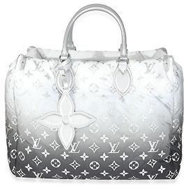Louis Vuitton Frost Nylon Monogram Gradient LV Snow Onthego MM Brown White