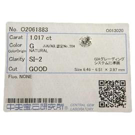 Autre Marque Diamante solto 1,017 ct G-SI2-BOM Outro