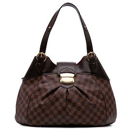 Louis Vuitton Marrón Damier Ebene Sistina GM Castaño