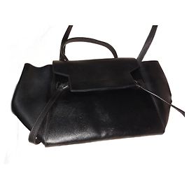 Borsa a mano Céline in pelle nera Nero