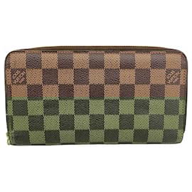Louis Vuitton-Louis Vuitton Long Wallet Damier Zippy N60015 Ebene-Damier ebene