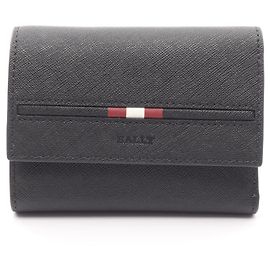 Portafoglio Trifold in Pelle Bally Nero