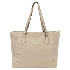 MCM Leder Tote Bag E0486 Beige