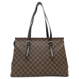 Louis Vuitton-Louis Vuitton Chelsea Damier Shoulder Bag-Brown