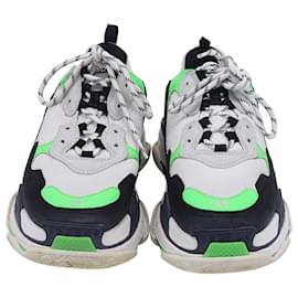 Balenciaga-Tênis Balenciaga Triple S em poliéster verde-Verde
