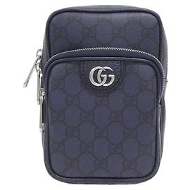 Borsa a Spalla Gucci Ophidia GG Supreme Blu