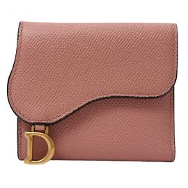 Damenbörse Christian Dior - Saddle Lotus Compact Tri-fold Beige