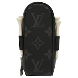 Louis Vuitton-LOUIS VUITTON Monogram Eclipse Set Golf Andrews Bag Charm GI0344 LV Auth 128808M-Monogram