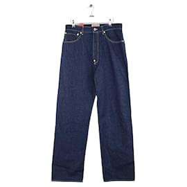 Kenzo Jeans rectos de algodón Azul