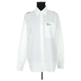 Kenzo Camisa de algodón Blanco