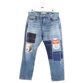 Comme Des Garcons Jeans retos em algodão Azul