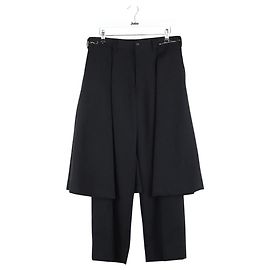 Comme Des Garcons Wool skirt-pants Black