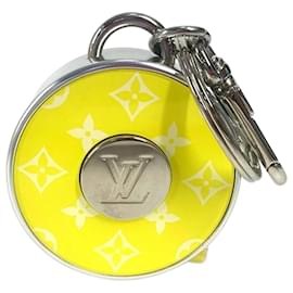 Louis Vuitton-Louis Vuitton Monogram Porte Cle Meter Tape Charm Keychain-Yellow