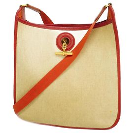 Hermès Borsa a spalla Hermes Vespa PM Tela H Rossa Rosso