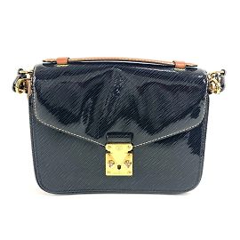Bolsa Mini Pochette Metis Monogram Reverse Louis Vuitton Marrom Preto