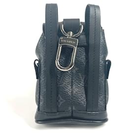 Louis Vuitton-Louis Vuitton Monogram Eclipse Handbag Charm-Black