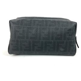 Pochette Logo Zucca Fendi Nero
