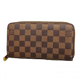 Louis Vuitton-Louis Vuitton Long Wallet Damier Zippy N60015 Ebene-Damier ebene