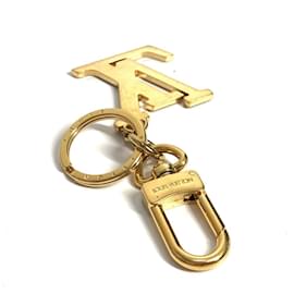 Louis Vuitton-Louis Vuitton M00547 LV Logo Porte Cle Nanogram Bag Charm Keychain-Red,Golden