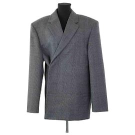 Balenciaga Abrigo de lana Gris