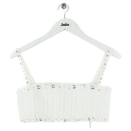 Paco Rabanne Baumwolltop Weiß