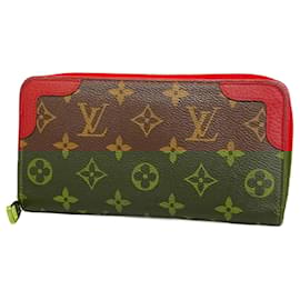 Louis Vuitton-Louis Vuitton Monogram Retiro Zippy Wallet-Fuschia