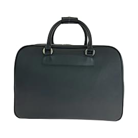 Versace-Bolsa Boston em couro preto Medusa da Versace-Preto