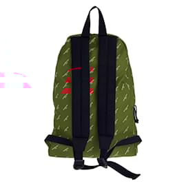 Balenciaga-Mochila de nylon vermelha e preta Balenciaga Explorer-Preto,Vermelho