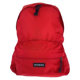 Sac à dos en nylon rouge/noir Balenciaga Explorer Noir Rouge