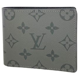 Portafoglio Slender Monogram Eclipse Reverse di Louis Vuitton Marrone