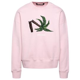 Moleton com logo Palm Angels Rosa