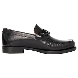 Salvatore Ferragamo Fort Leather Loafers Black