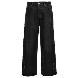Off White Off-White Denim Flared Jeans Black