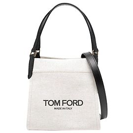 Borsa Tote Amalfi Media Tom Ford Marrone Beige