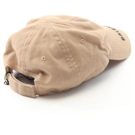 Balenciaga-Boné de lona Balenciaga 541400-Marrom,Bege
